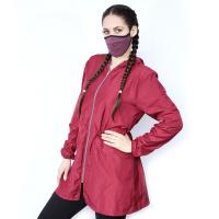 CAMPERA IMPERMEABLE VINO L...