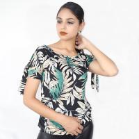 BLUSA FLORA NEGRO L...