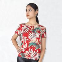 BLUSA FLORA ROJO S...