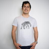 T-SHIRT ELEFANTE MELANGE 3% L...